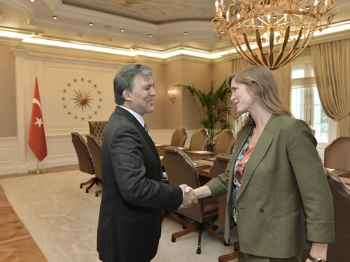 President Gül Receives US Permanent Representative to UN
